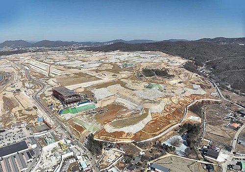 SK하이닉스 용인 반도체 클러스터 건설 현장