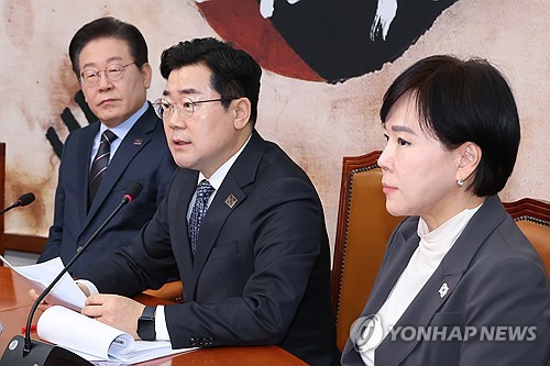 민주, 오늘 국정협의회 불참…"崔대행 인정 못 해"(종합)_한종화
