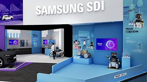 삼성SDI가 '인터배터리 2025'에 마련한 부스.