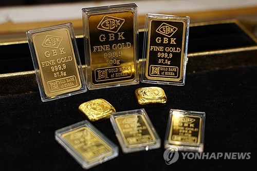[뉴욕 금가격]무역협상 주시 속 소폭 반등…달러 강세에 상승폭 제한_장예진