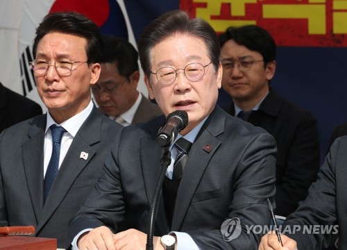 이재명 "韓 기각 국민이 납득하겠나…尹 신속히 선고해야"_정지서