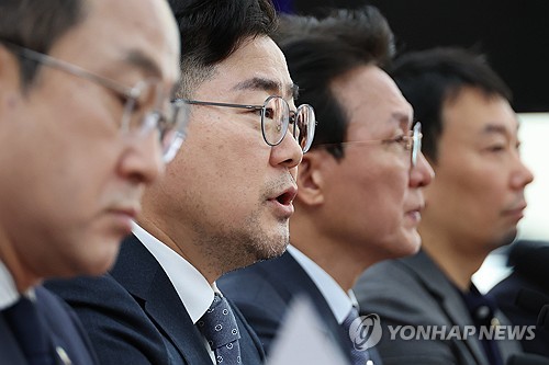 여야 원내대표, '마은혁 임명·내각 줄탄핵' 충돌_정지서