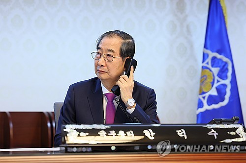 韓대행·트럼프, 첫 통화…'관세.조선.LNG.방위비' 논의(종합3보)_정지서