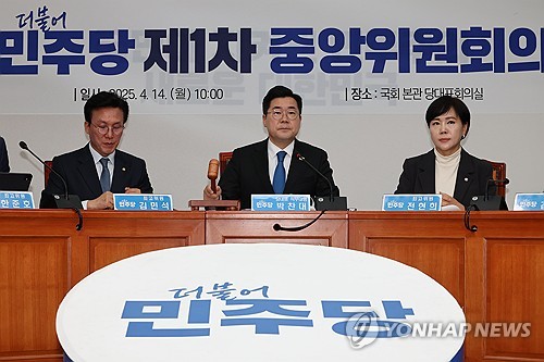 민주, '당원 50%+여론조사 50%' 경선룰 투표서 96.56%로 가결_황남경