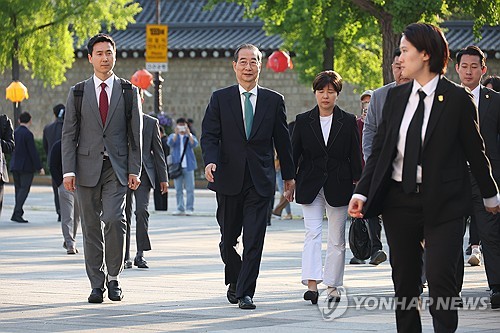한덕수 측 "단일화 특별히 합의된 사안 없다…당 결정 따를 것"(종합)_온다예