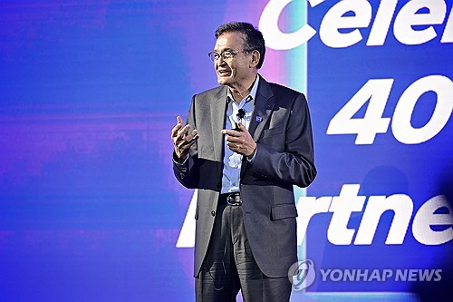 인텔 대만 40주년 기념행사서 발언하는 립부 탄 인텔 CEO