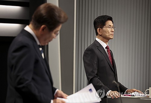 [대선토론] 金 "사기꾼 없어져야"…李 "내란 심판 우선"_온다예