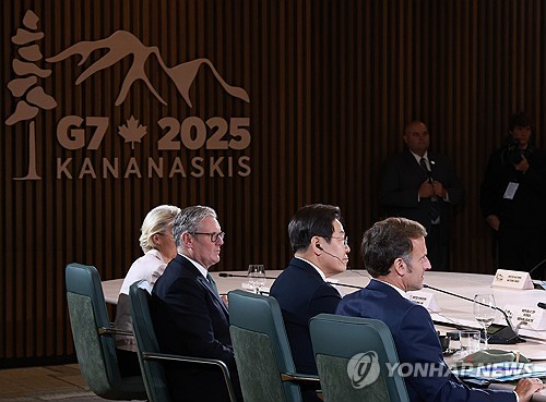 이재명 대통령, G7 확대세션 참석