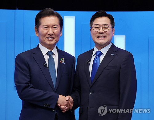 정청래·박찬대, '폭우 피해'에 전당대회 연기 요청_황남경
