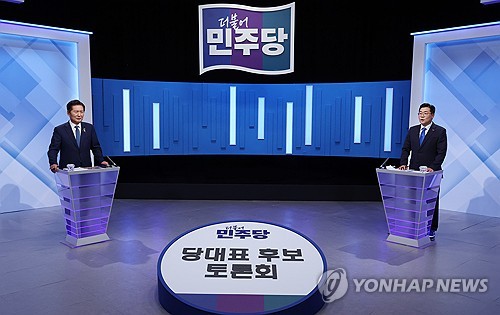 민주 당대표 선거토론…정청래 "당정대 조율" vs 박찬대 "확장재정"_정지서