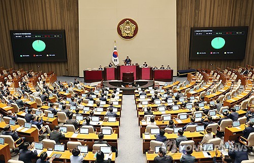 방송법, 與 주도로 국회 본회의 통과…국힘 반발(종합2보)_온다예