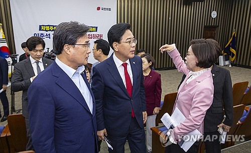 국힘, '이춘석 특검' 당론 발의…차명 주식거래 의혹 규명(종합)_온다예