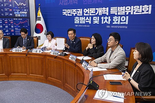민주, 언론개혁도 속도전…'가짜뉴스에 징벌적 손해배상'_황남경
