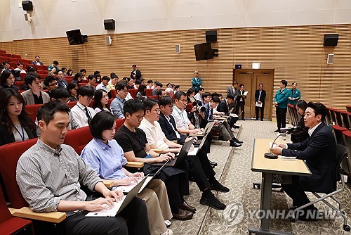 강훈식 대통령비서실장 기자간담회 발언