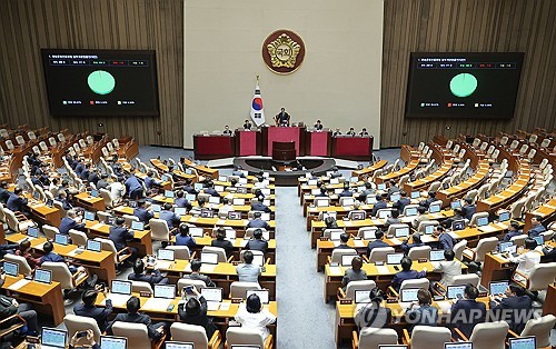 'MBC 지배구조 개편' 방문진법, 與 주도로 국회 본회의 통과_온다예