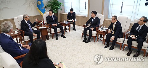 이재명 대통령, 빌 게이츠 접견