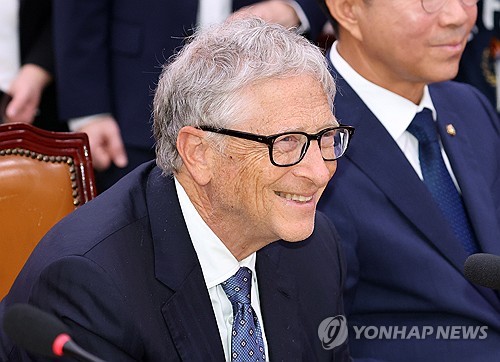 외통위-간담회 하는 빌 게이츠 이사장