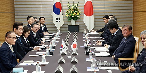 이재명 대통령, 이시바 총리와 한일 확대정상회담