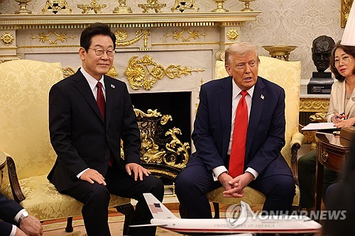 이재명 대통령, 트럼프 대통령과 정상회담