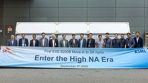 SK하이닉스 양산용 '하이 NA EUV' 장비반입 행사