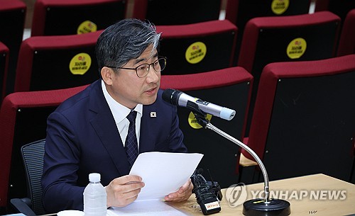기자간담회 하는 류덕현 재정기획보좌관
