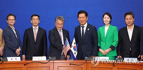 정청래·장동혁 만난 美대사대리 "한미정상회담 성공적…진전 이뤄"_황남경
