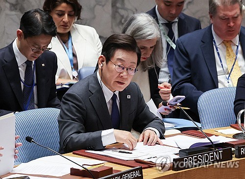 이재명 대통령, 안보리 공개토의 주재