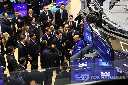 이재명 대통령, 뉴욕 증권거래소 방문