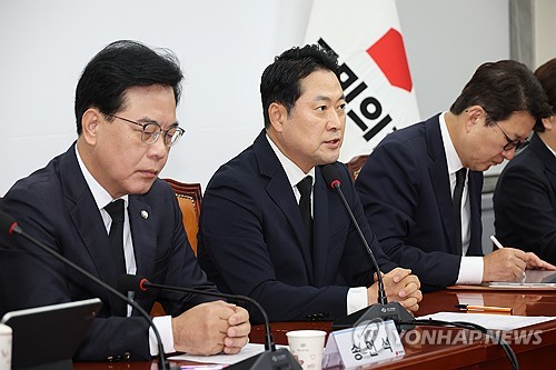 장동혁 "정치권력 폭주 알려야…민중기·김현지·봉욱 국감장 세울 것"_온다예