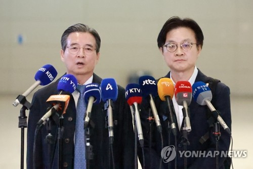 김용범 "부분 합의만을 갖고 MOU 서명하는 것 고려하지 않아"(종합)_정지서