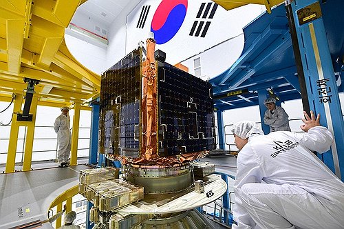 누리호 3단에 탑재된 차세대중형위성 3호