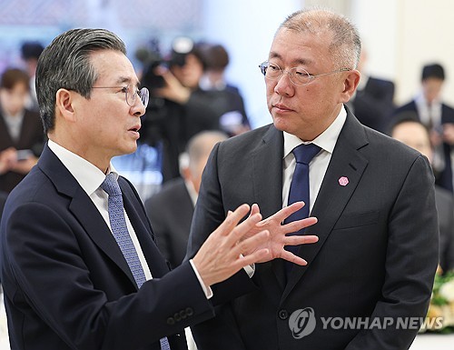 김용범 "현대차, 먼저 남행열차 올라타…더 많은 기업 이어지길"_정지서