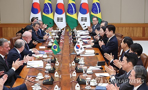 李대통령 "경제협력 지평 확대"…룰라 "핵심광물 투자 유치 희망"_황남경