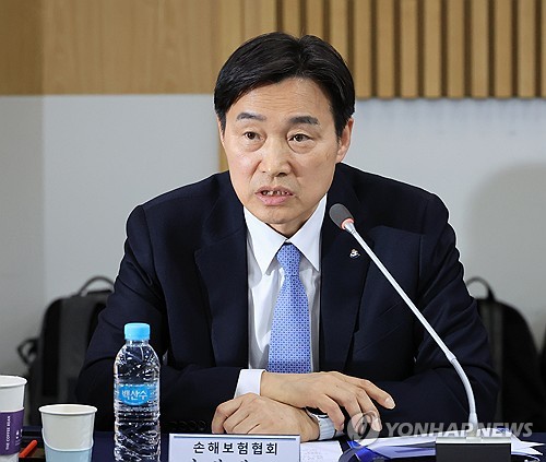 인사말 하는 이병래 손해보험협회장
