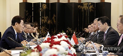 한·싱가포르, FTA 개선 협상 개시…AI·원전 등 MOU 5건 체결(종합)_정지서