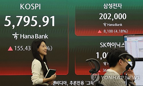 코스피 폭등에 '매수 사이드카'…삼성전자·SK하이닉스 불기둥(상보)_이규선