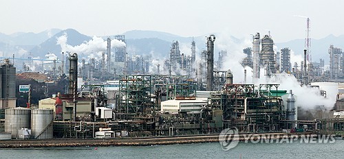 전남 여수 석유화학단지