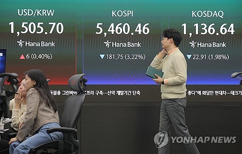 [증시-마감] 코스피 3%대 급락…구글 '터보퀀트' 쇼크에 반도체 대형주 흔들_전병훈