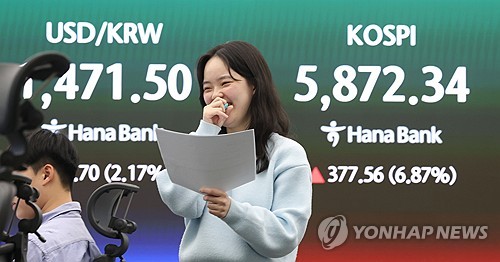 2주 휴전에 韓시장 안도랠리…주식·원화·채권 트리플 강세_정선영