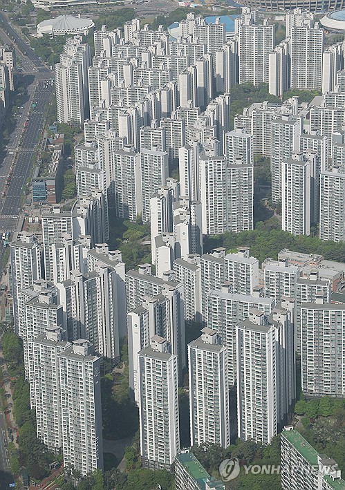 서울 시내 한 아파트 모습