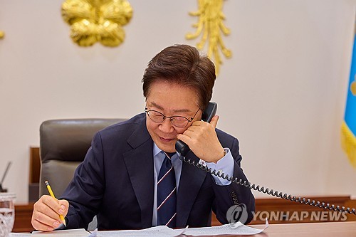 이재명 대통령, 캐나다 총리와 통화