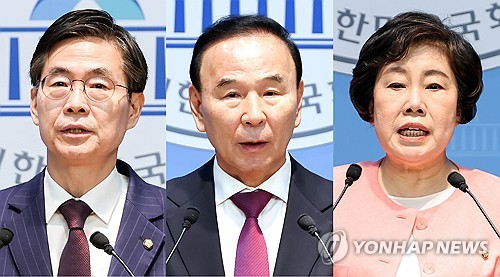 국회부의장 출마하는 국민의힘 조경태-박덕흠-조배숙 의원