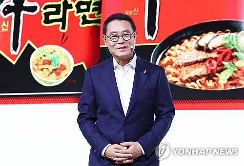 신라면 40주년 기자간담회 참석한 조용철 대표이사