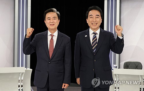 파이팅 외치는 충남지사 후보
