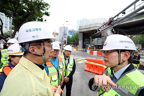 김윤덕 장관, 이틀째 서소문 현장 방문…"안전 최우선 해 철도 복구"_정필중