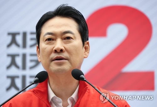 담화문 발표하는 국민의힘 장동혁 상임선대위원장