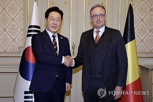 李대통령, 벨기에 총리와 정상회담…배터리·반도체·스타트업 협력 확대_정지서
