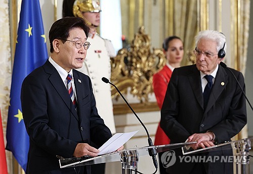 李대통령 "韓-伊，특별전략적동반자 격상…AI·반도체·우주협력 확대"_정지서