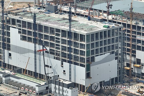용인시 용인반도체클러스터 일반산업단지 공사현장