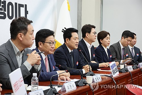 발언하는 국민의힘 장동혁 대표